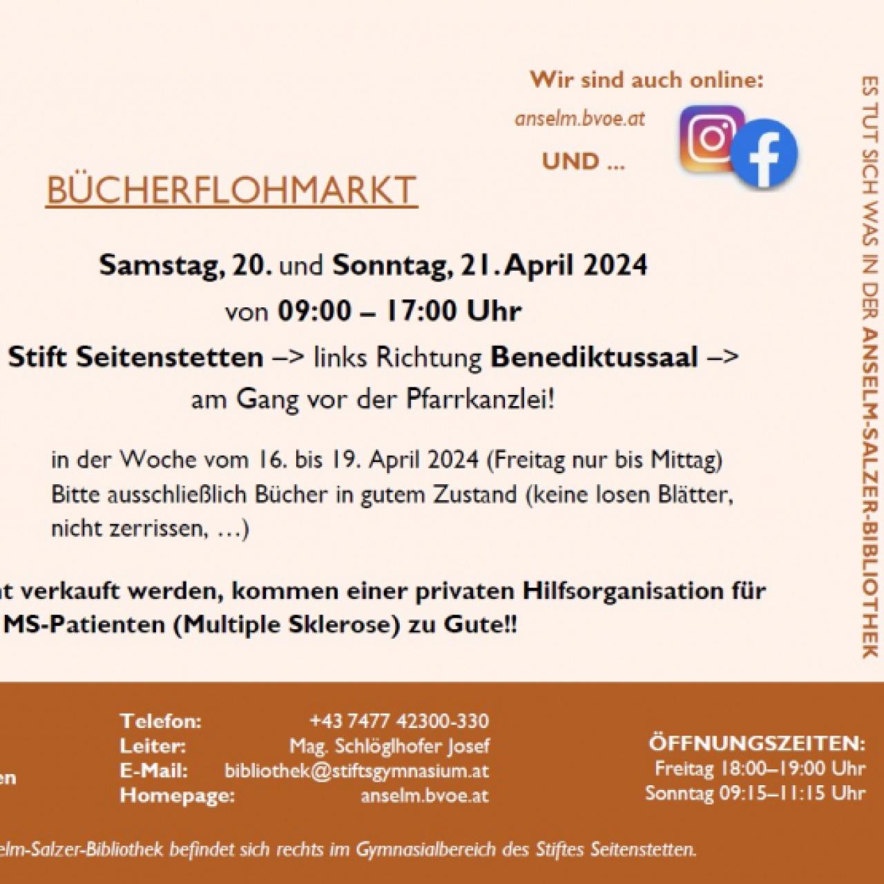 Bücherflohmarkt 2024